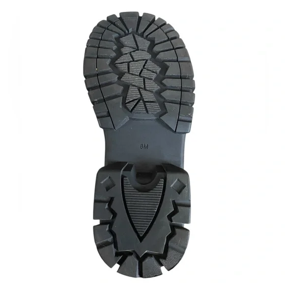 DollsKill | Current Mood Cyber Y2K Goth Grunge Buckle Green Platform Boots - Picture 6 of 10